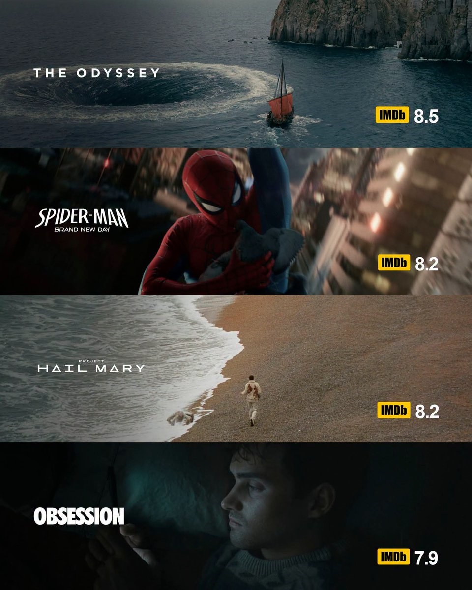 ۴ فیلم برتر ۲۰۲۶ در IMDb
